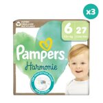 3x27 couches harmonie - taille 6 - pampers