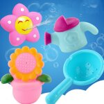 4 - 5 pi�ces beaux enfants animaux m�lang�s jouets color�s en caoutchouc souple flotteur pulv�risation ...