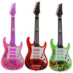 4 cordes musique guitare electrique instrument de musique pour enfants jouet pour enfants, vert