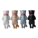 4 figurines de chat, joli micro paysage, accessoires de bricolage, mod�le animal 3d, ornements de jardin, ...