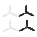 4 h�lices accessoires lames de pi�ces de rechange pour parrot bebop 2 drone noir blanc - g�n�rique