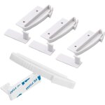 4 pack verrouillage scurit bb invisible bloque tiroir interne, verrou de scurit de tiroir adhsive ...