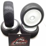 4 pc gwolves 1 / 8 rc buggy camion hors - route pneu nylon plus dur roues de traction concours pratique ...