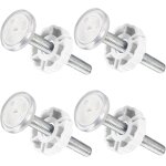 4 pcs child safety barrier m10 threaded rod for baby or pet barrier stair gate tensioner screw stair ...