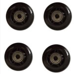 4 pices 7 cm patins a roulettes roues en caoutchouc anti - drapant muet rsistant a l'usure patins ...