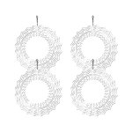 4 pi�ces 8 pouces sublimation wind spinner blanks 3d wind spinners hanging wind spinners pour la d�coration ...