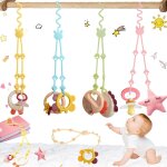 4 pi�ces attache - t�tines r�glables en silicone, attaches t�tine pour b�b�s gar�ons et filles, silicone ...