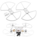 4 pi�ces bague de protection d'h�lice anti - collision pour dji phantom 3 blanc