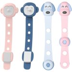 4 pices bloque - tiroir scurit enfant, verrouillage ajustable pour tiroirs, placards et rfrigrateurs ...