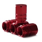 4 pices bouchons en alliage d'aluminium voitures pneu valve tige couvre pour motos camions vlos bouchons ...