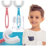 4 pièces brosse a dents en forme de u pour enfant et bébé avec tête en silicone, masse les gencives et ... 4 pièces brosse a dents en forme de u pour enfant et bébé avec tête en silicone, masse les gencives et ...