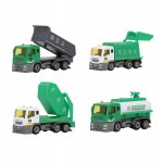4 pices camion poubelle jouet a l'chelle 1 / 32 avec modle a propulsion inertielle