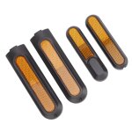 4 pièces couvercle de roue latérale arrière de scooter électrique abs décoratif capuchon de moyeu de ... 4 pièces couvercle de roue latérale arrière de scooter électrique abs décoratif capuchon de moyeu de ...