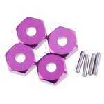 4 pi�ces / ensemble, roue en aluminium, ecrou hexagonal avec broches, moyeux d'entra�nement, 4p hsp 102042 ...