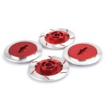 4 pi�ces de jante de roue de disque de frein en alliage d'aluminium, bo�te adaptateur hexagonal en m�tal ...