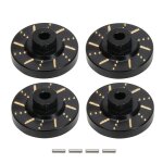 4 pices en laiton adaptateur de moyeu hexagonal de roue contrepoids disque de frein pour 1 / 18 fms ...
