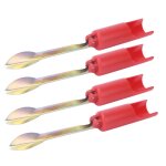 4 pièces rouge 32 cm canne à pêche pliable sol inséré support support pôle support matériel accessoire ... 4 pièces rouge 32 cm canne à pêche pliable sol inséré support support pôle support matériel accessoire ...
