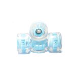 4 pices terre planche de surf 6 lumires roue lumineuse, roues en polyurthane a paillettes pour planche ...