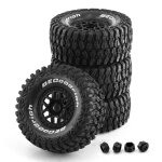 4 pneus de camion tout - terrain desert short course de 135 mm avec hexagone de roue de 17 mm pour arrma ...