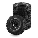 4 pneus de camion tout - terrain desert short course de 135 mm avec hexagone de roue de 17 mm pour arrma ...
