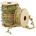 4 rouleaux de ruban en toile de jute pour d�corations de f�te d'anniversaire, safari dans la jungle, ...