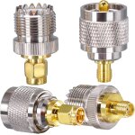 4 type set sma jack / plug to uhf sma male to uhf male connector kit pour fpv drone / extension cable ... 4 type set sma jack / plug to uhf sma male to uhf male connector kit pour fpv drone / extension cable ...