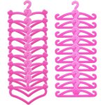 40 cintres en plastique rose pour v�tements barbie 11, 5 pouces