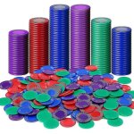400 pices en plastique jetons de poker jetons de jeu 4 couleurs contre - carte pour jouer a un jeu de ...