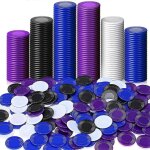 400 pices en plastique poker jetons de jeu jetons 4 couleurs carte de compteur pour le jeu de comptage ...