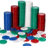 400 pices en plastique poker jetons jetons de jeu 4 couleurs carte de compteur pour le jeu de comptage ...