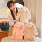 40cm rouge peluche longue oreille lapin doux jouets en peluche dormir mignon lapin dessin anim� animaux ...