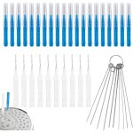 40pcs outils nettopommeau douche, tailles multiples brossettes nettodouche pics dboucheurs buses accessoires ...
