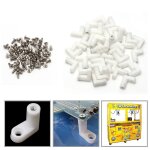 40pcs / set l type pcb pieds de montage avec vis pour arcade jamma mame game board