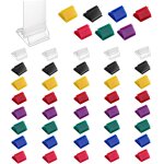 48 pcs en plastique nom carte stand multi - color titulaire de jeu de carte pi�ces de jeu de table stand ...