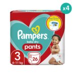 4x26 couches - culottes baby - dry pants taille 3, pampers 4x26 couches - culottes baby - dry pants taille 3, pampers