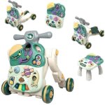 5 en 1 trotteur pour bb assis a debout, trottinette rglable en hauteur, table dactivit multifonctionnel ...