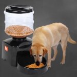 5. 5l distributeur automatique de croquettes pour 2 - 3 fois par jour pour chien chat et animaux domestiques ...