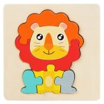5 - lions - puzzle 3d en bois pour enfants, jouet educatif et d'apprentissage précoce, animal de dessin ... 5 - lions - puzzle 3d en bois pour enfants, jouet educatif et d'apprentissage précoce, animal de dessin ...