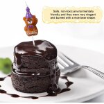 5 pcs bougies d'anniversaire, forme d'ours, unique et innovatif, avec support, bougie d'anniversaire ... 5 pcs bougies d'anniversaire, forme d'ours, unique et innovatif, avec support, bougie d'anniversaire ...