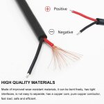 5 pcs queue de cochon usb, c�ble de queue usb, rallonge de c�ble d'alimentation, 22awg 5v 3a prise usb, ...