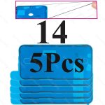 5 pi�ces autocollant etanche pour iphone 16 15 14 13 12 11 xs pro maxxxr 8 7 6 plus joint adh�sif pr� ...