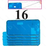 5 pi�ces autocollant etanche pour iphone 16 15 14 13 12 11 xs pro maxxxr 8 7 6 plus joint adh�sif pr� ...