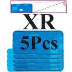 5 pi�ces autocollant etanche pour iphone 16 15 14 13 12 11 xs pro maxxxr 8 7 6 plus joint adh�sif pr� ...