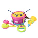 5 pices educatif bb enfants rouleau tambour instruments de musique bande kit enfants jouet bb enfants ...