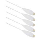 5 pices de grands flotteurs en acrylique, accessoires de pche  coulage lent, respectueux de l'environnement ...