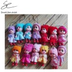 5 pi�ces par lot, jouets en pu, petits pendentifs de poup�e, sacs cadeaux de dessin anim�, vente en d�tail ...