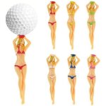 5 pices tees de golf drles tees de golf dame bikini fille, 76 mm (3 pouces) tees de golf pin - up en ...