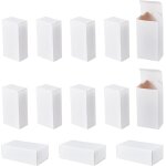 50 bote carton blanc, cadeau pliable botes - cadeaux en carton rectangle blanc cadeau botes a gteaux ...