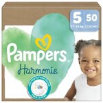 50 couches pampers harmonie, taille 5