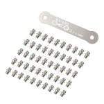 50 pi�ces boulons de p�dales v�lo tout t�rrain p�dale de v�lo de route goujons a vis fixes pi�ces de ...